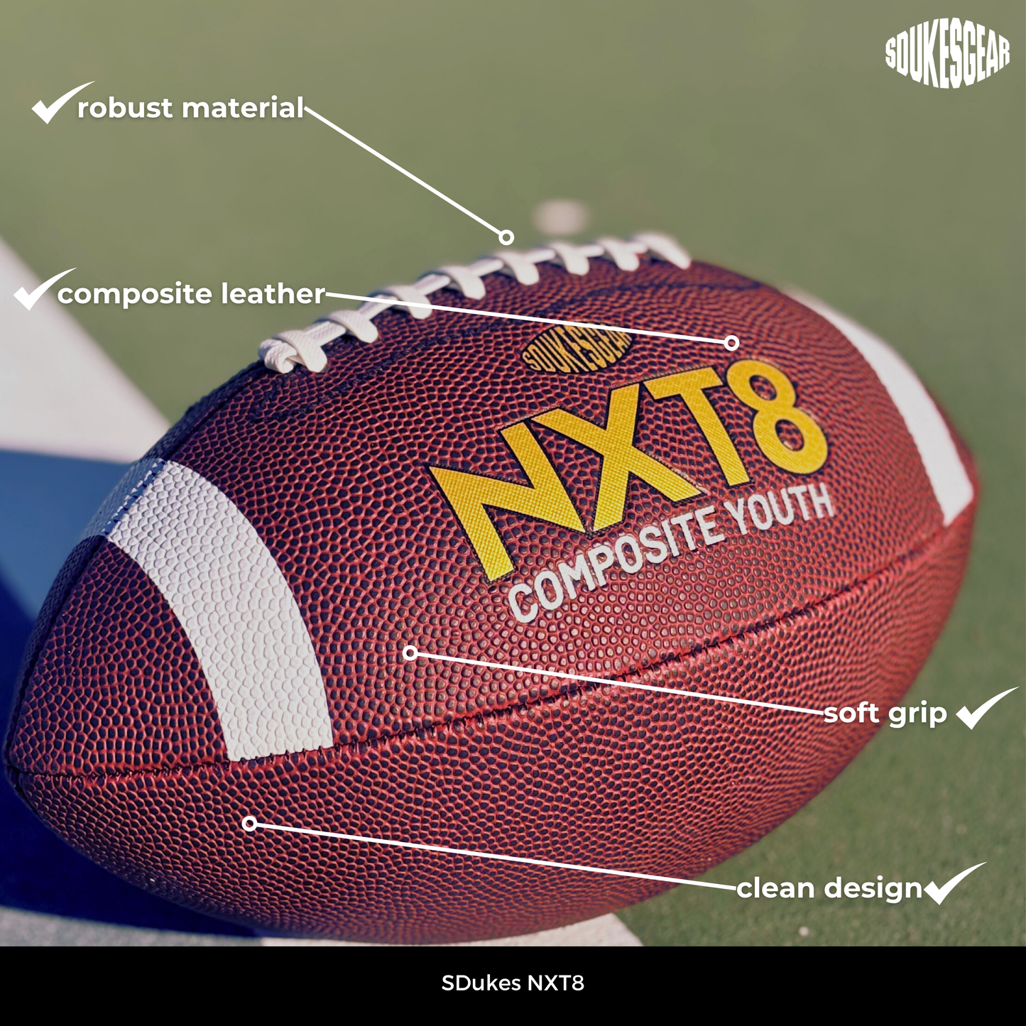 SDukes NXT8 Jugendfootball Größe 8